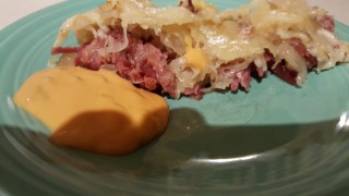 gluten free reuben casserole, keto friendly reuben casserole