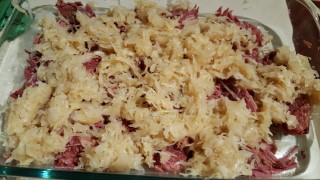 gluten free reuben casserole, keto friendly reuben casserole