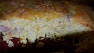 Gluten free, Keto Friendly, Low Carb Ham and Egg Bake